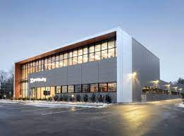 Beautiful brick warehouse facade warehouse living industrial. Insulated Metal Panels Offer Chic Industrial Warehouse Aesthetic For High End Retailer Courte Warehouse Design Factory Architecture Commercial Design Exterior