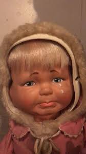 This is something that was found at a thrift store, but ended up going home  with us and has been a part of the family for several years now. Others  think she's creepy and demand she be put away when ...