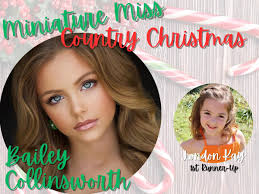 Congratulations to our Young Miss Country Christmas winners! We are so  excited for you! We hope to have all of you in the Country Christmas parade  this Sunday! 🎅🏻🎁💚👑 This was a