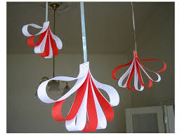 Simple Paper Ornaments Paper Christmas Decorations Paper Christmas Ornaments Xmas Crafts