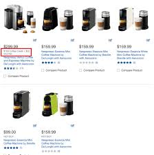 Maybe you would like to learn more about one of these? Costco Nespresso Essenza Mini By Breville 99 00 Free Ship 100 Nespresso Coffee Credit Redflagdeals Com Forums