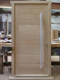 Solid Oak Doorset In A Modern Design Ready To Leave Our Uk Workshop Fitted With The New Win Doors Interior Modern Door Design Interior Interior Exterior Doors