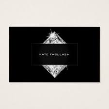 Black White Crystal Diamond Hairdresser Beauty Business Card Zazzle Com Beauty Business Cards Business Cards Beauty Beauty Business