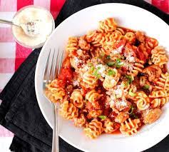 Italian Sausage Radiatore Pasta Recipe Radiatore Pasta Recipe Pasta Dishes Italian Sausage