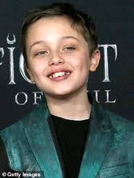 Angelina Jolie stuns in black gown as she brings kids to Maleficent:  Mistress Of Evil premiere in LA