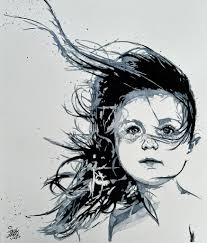 Commissioned watercolor painting of client's daughter