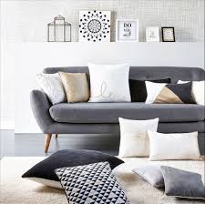 Canapé 2 places en tissu de lin anthracite sur pied en chêne. Canape 2 Places Scandinave Milo Tissu Gris Anthracite Deco Canape Gris Deco Appartement Deco Salon