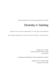 Roblox crew id grand pirce : Pdf Diversity In Gaming Analysis Of The Current Representation Of Video Game Demographics And Strategic Guidelines For Diverse Character Design In Modern Games Bachelor S Thesis
