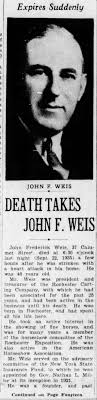 1935-09-23 Obit John F Weis pt1