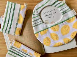 bugoo handmade life 手作 小日記 小檸檬vs小碎花彌月組 pot holders