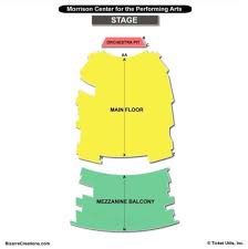 morrison center seating chart seating charts tickets