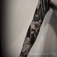 Hình xăm cá chép full chân. 64 Hinh XÄƒm Ä'en Tráº¯ng Kin Tay Chan Khong Bao Giá» Lá»—i Má»'t Tattoo Ga