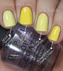 Opi Brazil Collection Comparisons Yellow Nail Polish Essie Nail Colors Opi Nail Colors