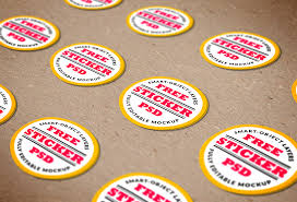 Download Stickers Psd Mockup Template