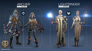 You have to progress up to their temple. Classes Official Skyforge Wiki