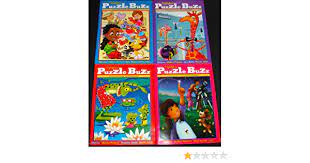 The stickers included for some puzzles are fun. Highlights Puzzle Buzz Activity Books Set Of 4 9780875342917 Amazon Com Books