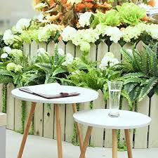 Gone are the days when we had no choice but to walk in to the local department store and pick a colour, any colour, and small pickings at that. White Set Of 2 Homfa Nesting Coffee End Tables Modern Furniture Decor Round Side Table For Living Room Balcony Home And Office Tables Home Urbytus Com