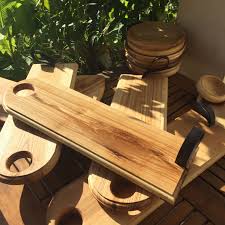 Planche A Tapas Et Ou Sushi Fromage Charcuterie En Frene Olivier Cordon Cuir Finition Huile De Col Planche A Decouper Bois Ustensiles En Bois Plancher Bois