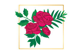 Vintage Rose Floral Flower Illustrations Graphic By Grappix Studio Di 2020