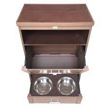This ecoflex dog food pantry/double dog bowl is the perfect space saving solution. New Age Pet Ecoflex Dog Food Pantry Double Dog Bowl Russet Find Out More About The Great Product At Th Dog Food Storage Containers Dog Food Storage Dog Bowls