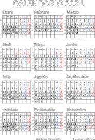 Calendario 2021 gratis para imprimir en formato pdf. Calendario 2020 Pdf Por Meses Con Santoral