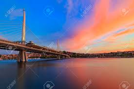 Postmodern literature postmodernism art art background kunst post modern history performing arts art education resources artworks. Istanbul New Built Halic Metro Bridge During The Twilight With Stock Photo Picture And Royalty Free Image Image 78903819