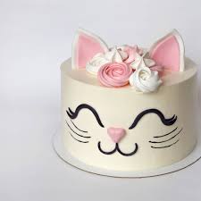Birthday Cake For Himanshi Cat Cakes Birthday Cat Cake In 2020 Birthday Cake For Cat Kitten Cake Toddler Birthday Cakes