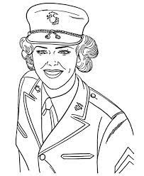 Colors draw in youngsters in a huge way and that is why playschools or preschools maintain their setting multicolored so as to keep the rate of interest of children. Us Navy Military Woman Soldier In Armed Forces Day Coloring Page Coloring Sun