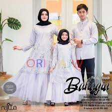 Baju muslim couple ibu dan anak rp. Bahagia Baju Family Couple Keluarga Brokat Tile Lazada Indonesia