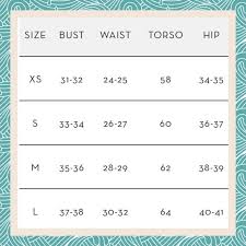 mara hoffman swim size chart reference only