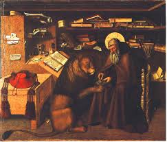Jerome — jérôme oder jerome (latinisiert geronimus) ist eine variante des vornamens hieronymus. Saint Jerome In His Study Colantonio Wikipedia