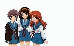 Maybe you would like to learn more about one of these? Hd Wallpaper Anime Anime Girls The Melancholy Of Haruhi Suzumiya Suzumiya Haruhi Nagato Yuki Asahina Mikuru 3 Girl Anime Characters Wallpaper Flare