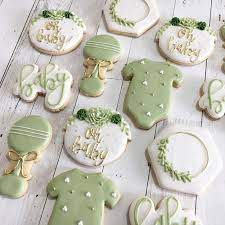 Gender Neutral Baby Shower Ideas Baby Cookies Baby Shower Cookies Baby Shower Snacks