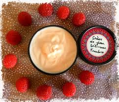 Creme De Jour A La Delicieuse Framboise Les Recettes De Louizzette Delicieux Framboise Creme