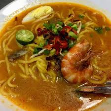 Saya rebus ayam bersama sedikit tulang. Mee Rebus Mee Udang Sungai Dua Kepala Batas Pulau Pinang