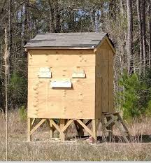 This deer shooting house is very sturdy and it features blinds on all sides and a. Does Anyone Have Some Plans For A 4x6 Deer Stand Texas Hunting Forum