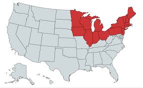 Click on the outline of the state below, or find the name of the state listed below the map to select coloring pages specific to each state. Northern United States Wikipedia