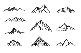 Easy mountain hills scenery drawing | how to draw simple nature scenery for beginners. Simple Line Drawings Of Mountains Novocom Top