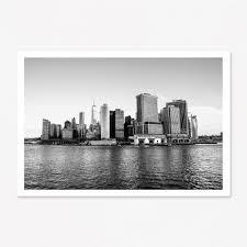 Black And White Nyc Prints Lower Manhattan Skyline Nyc Print New York Print Digital Download Digital Prints Wall Art Landscape Wall Decor Printable Art In 2020 Nyc Print Manhattan Skyline Photographic Prints