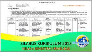 Check spelling or type a new query. Silabus Kelas 6 Semester 1 Kurikulum 2013 Revisi 2018 Portal Edukasi Dikdas