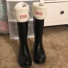 Great savings free delivery / collection on many items. Hunter Shoes Black Hunter Boots Socks Poshmark