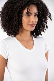 its basic Kadın Pembe Renk s5-20 Süper Esnek Kumaş %100 Pamuk Bisiklet Yaka  Basic Body