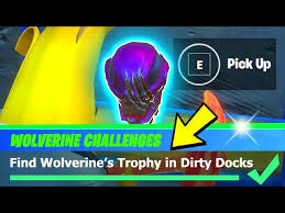 Week 3 fortnite wolverine challenge. Fortnite How To Get Wolverine S Trophy At Dirty Docks