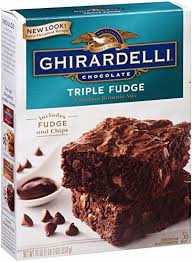 Ghirardelli Chocolate Triple Fudge Brownie Mix 19 Ounce