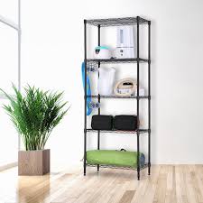 Get the best deals on wire shelving. 5 Tier Metal Storage Rack Shelf 5 Shelf Shelves Unit Kitchen Wire Shelving Wish