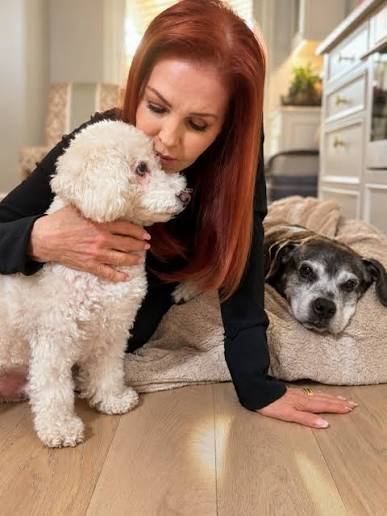 Priscilla Presley | Spending time with my babies before I leave out of town  again. -P 🌹 📸 @chrisameruoso | Instagram