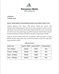Prepaid broadband comparison chart (malaysia). Comparison Of All The Broadband Plans In Malaysia 2018