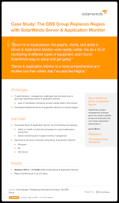 Solarwinds System Management Case Study The Gbs Group