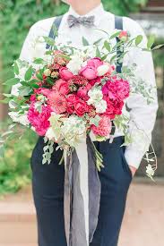 Colorful fall wedding bouquet with foliage. Bride Groom Portraits At Casa Perea In New Mexico Bridesmaid Colors Groom Portrait Wedding Bouquets Pink
