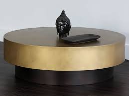 Free shipping modern white coffee table strong and sturdy construction elegant style will completely transform your living space excellent craftsmanship unique design. Sunpan Modern Home Ikon Gold Black Antique Brass 43 Wide Round Coffee Table Spn103258